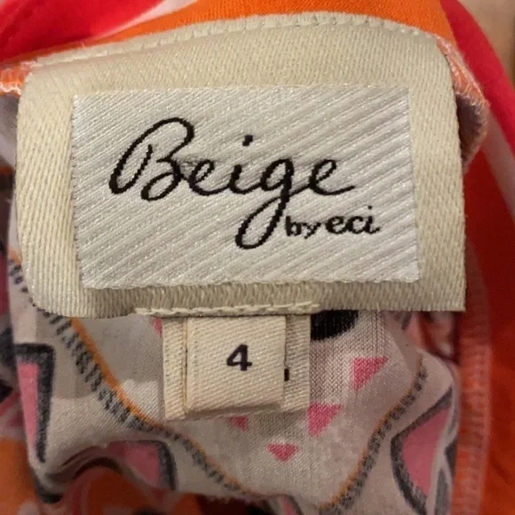 Beige By Eci Dress Size 4 - Picture 4 of 5